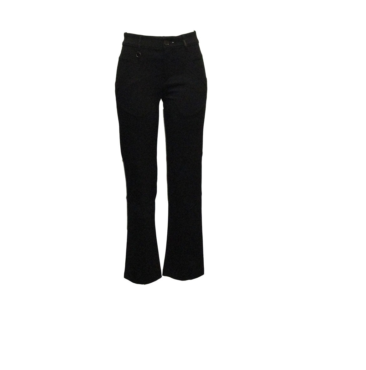 PANTS STAND OUT, BLACK - HIGH